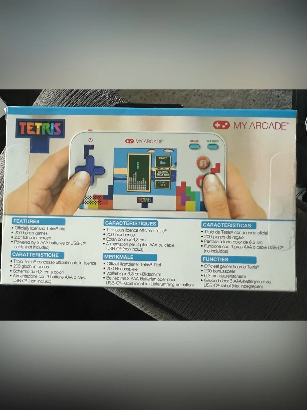 My Arcade Tetris Handheld Game Console - Never Used!